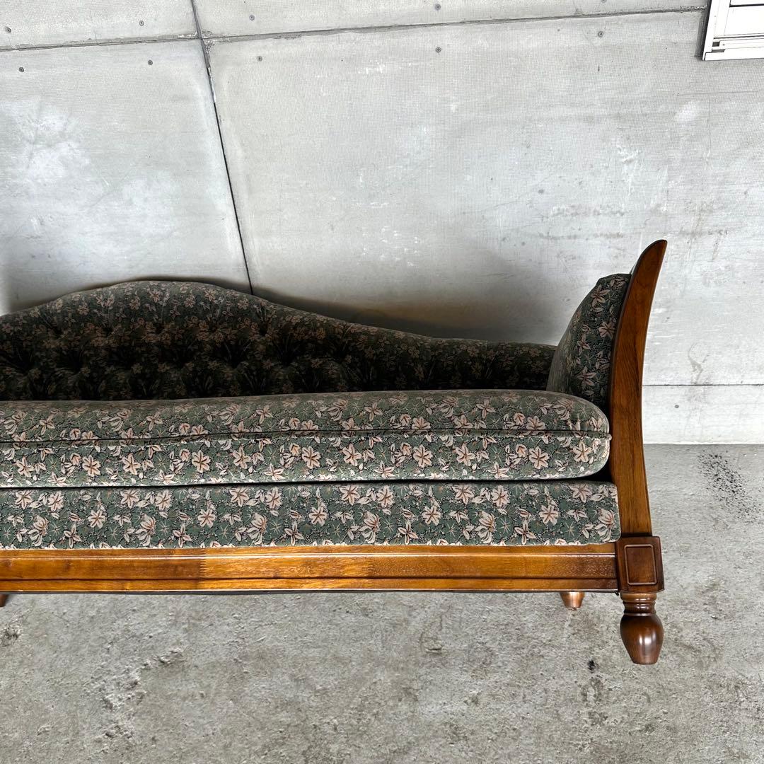 ★昭和レトロ★オールドカリモク　コロニアル✿輝く存在感☆2人掛けソファ✿