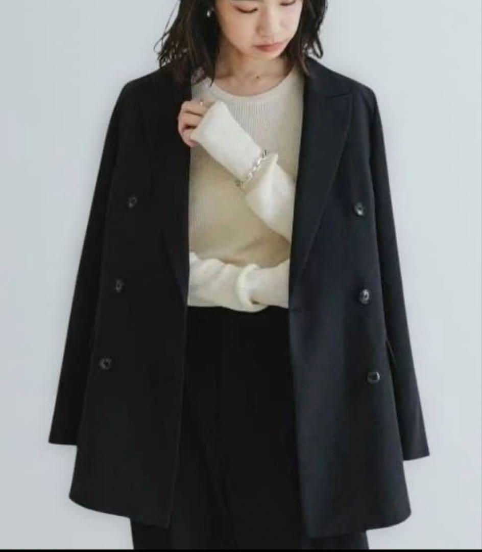 極美品　アーバンリサーチ ダブルブレストブレザージャケット ブラック