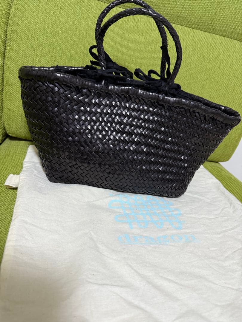 ドラゴン 手織りバスケット