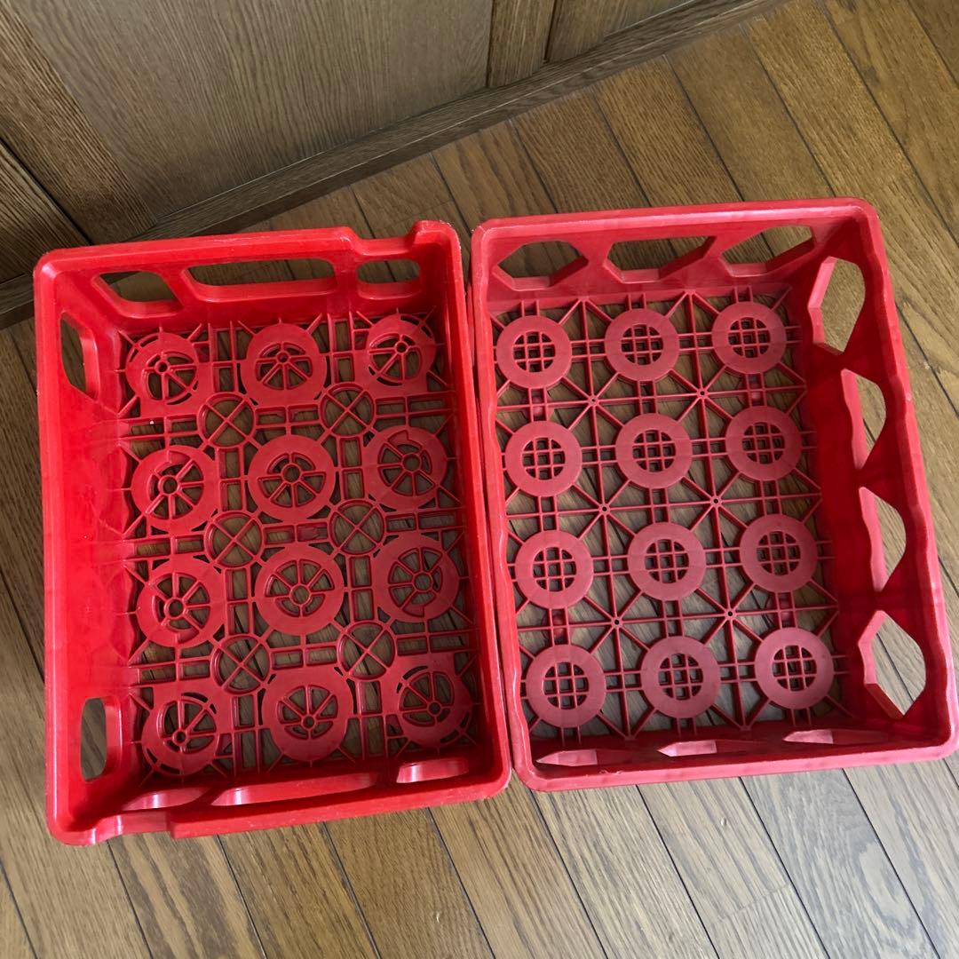 ヴィンテージ　コカコーラ　Coca-Cola カゴ　ケース　レッド　まとめ売り