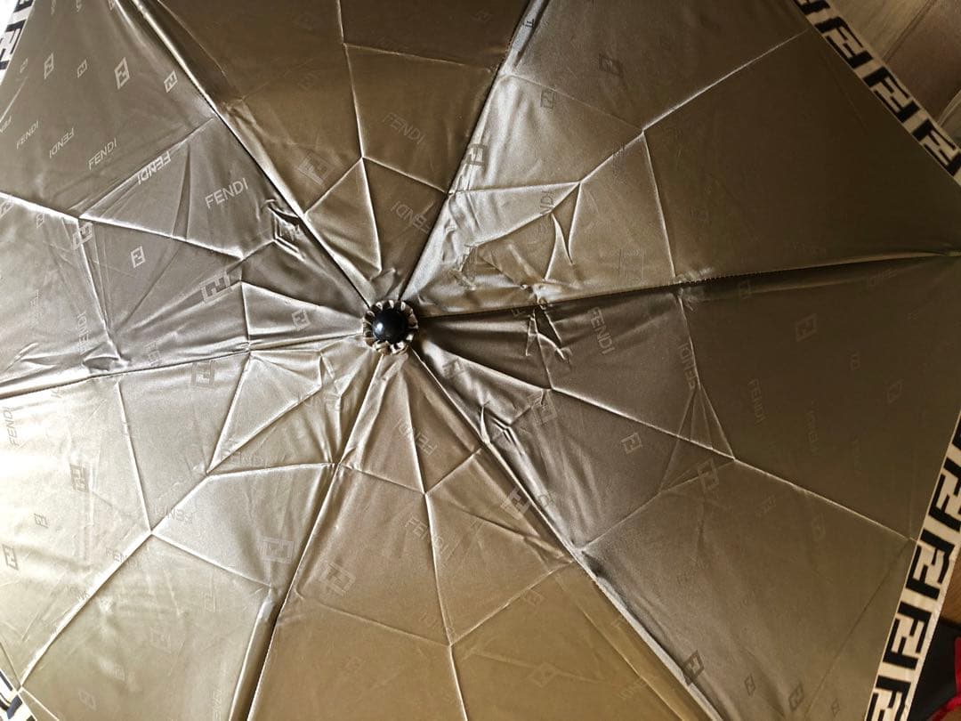 FENDY折り畳み傘　ズッカ柄　ケース付き