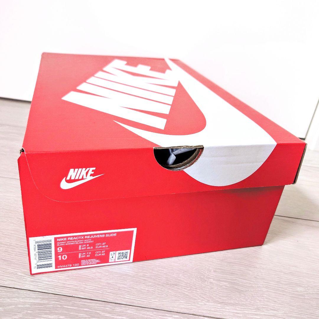 新品 27 ナイキ REJUVEN8 リジュビネイト リアクト サンダルスライド