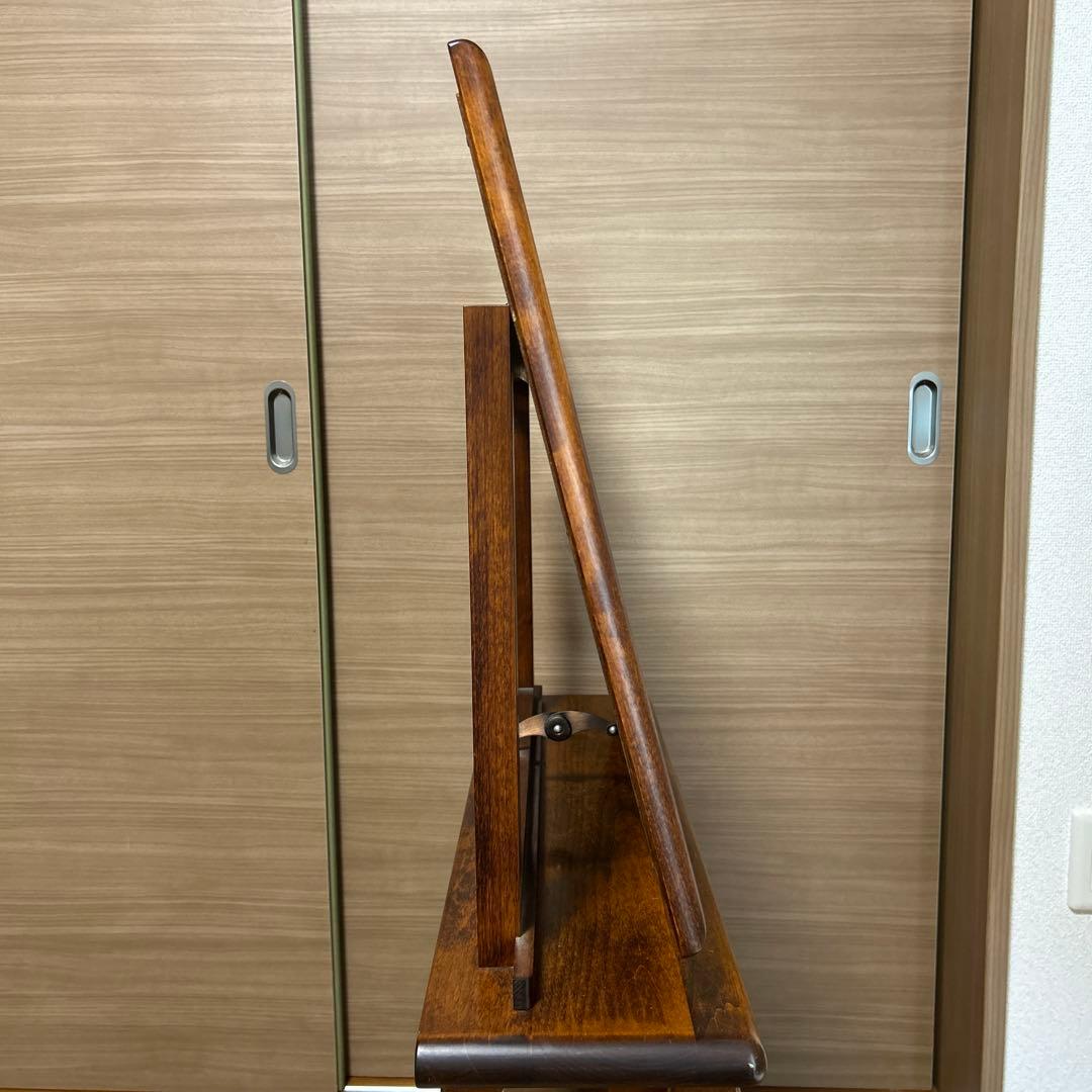 木製ミラー ブラウン