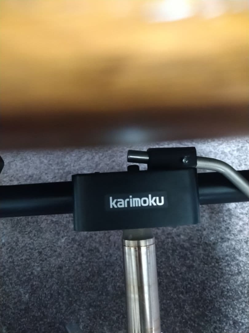 karimoku カリモク 緑 レザー 皮革 オフィスチェア デスクチェア