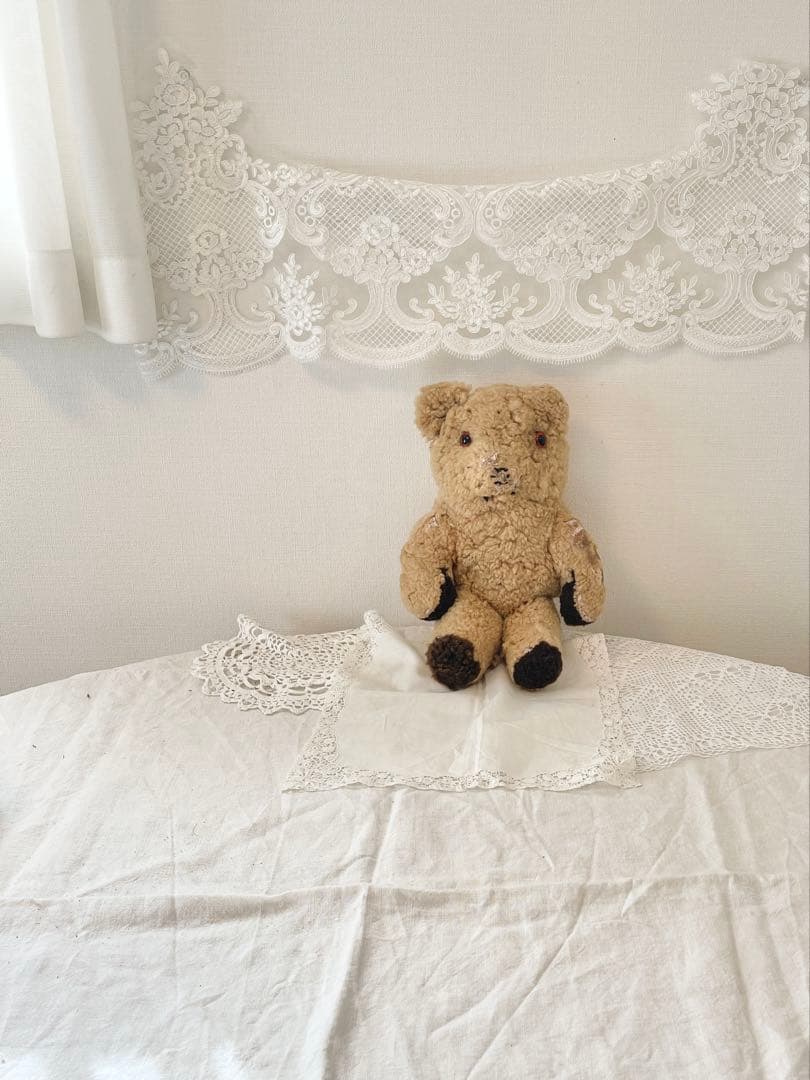 j 佇むくまちゃん　アンティークベア　アンティークテディベア　イギリス