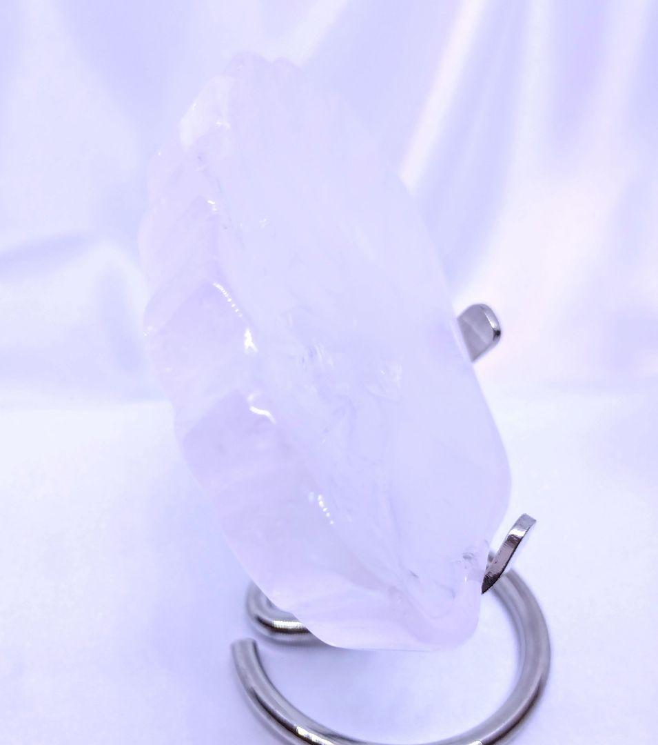 ローズクォーツ　お皿　器　マダガスカル産　貝 ①　浄化　紅水晶　合言葉割引