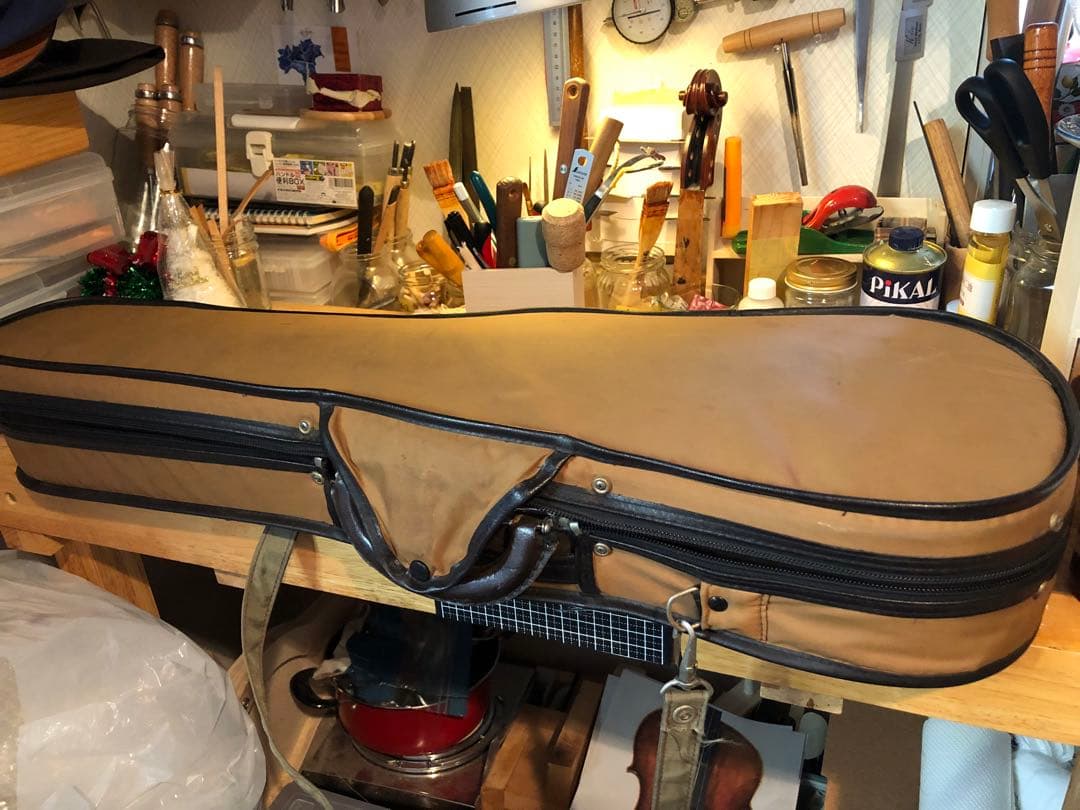 【駒&魂柱調整済】Suzuki分数バイオリンNo330 1/2 1984