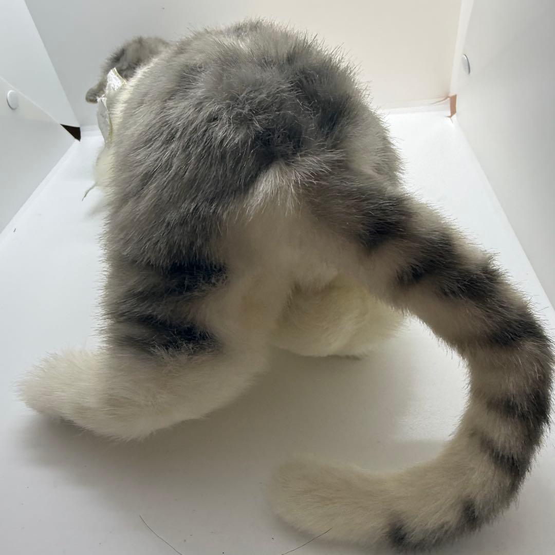 ねこのぬいぐるみ　リアル　レトロ