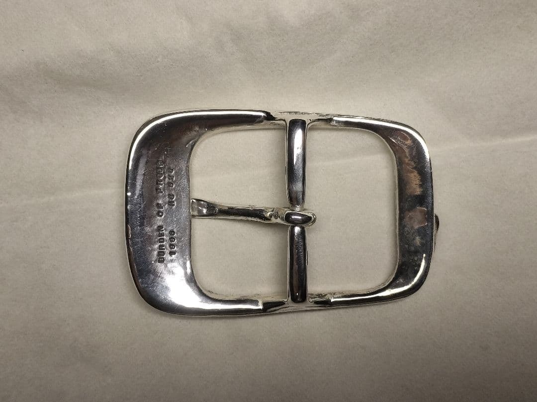 BURDEN OF PROOF バーデンオブプルーフ シルバーベルト バックル