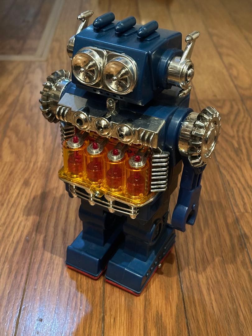 『昭和レトロ玩具』『堀川玩具』スモーキング　エンジン　ロボット
