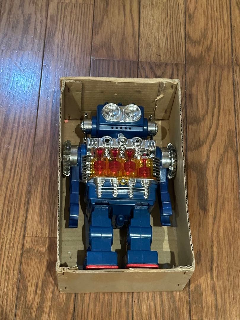 『昭和レトロ玩具』『堀川玩具』スモーキング　エンジン　ロボット