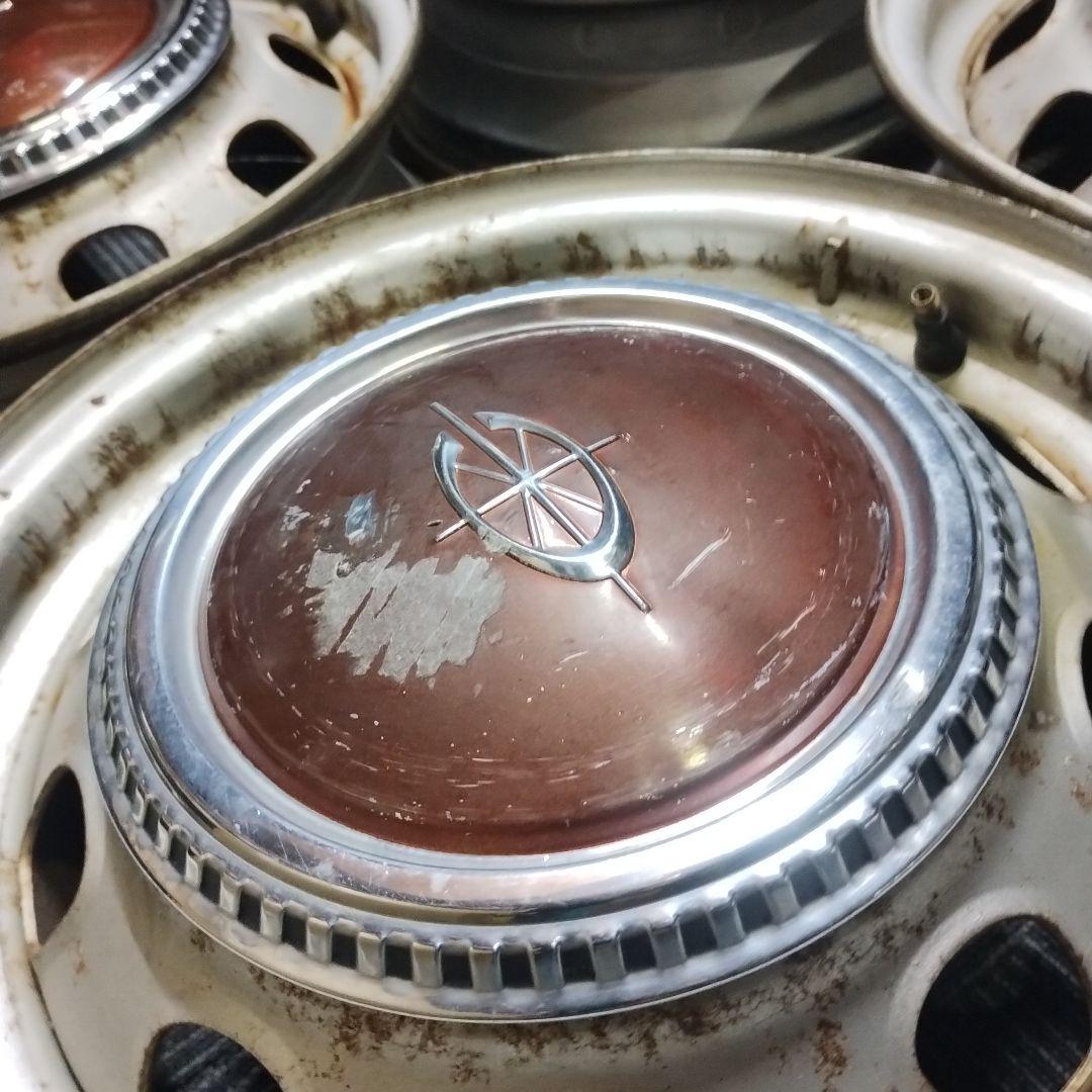 旧車 ② トヨタ コロナ純正 スチールホイール 中古品