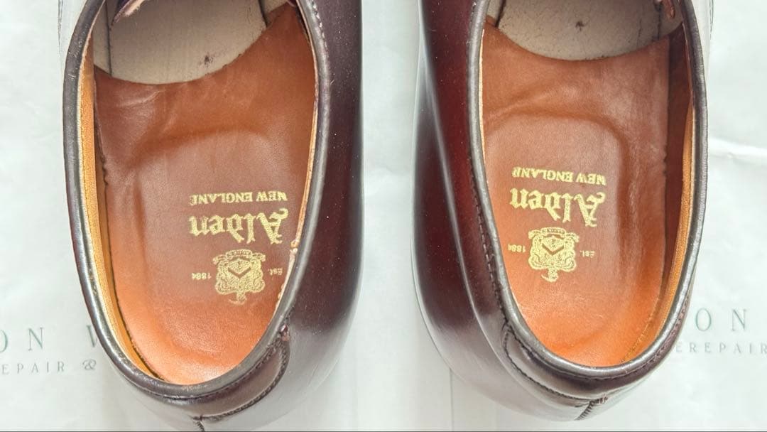 J*5様 ふふふふふ優遇なし オールデン シェルコードバン Vチップ 5492