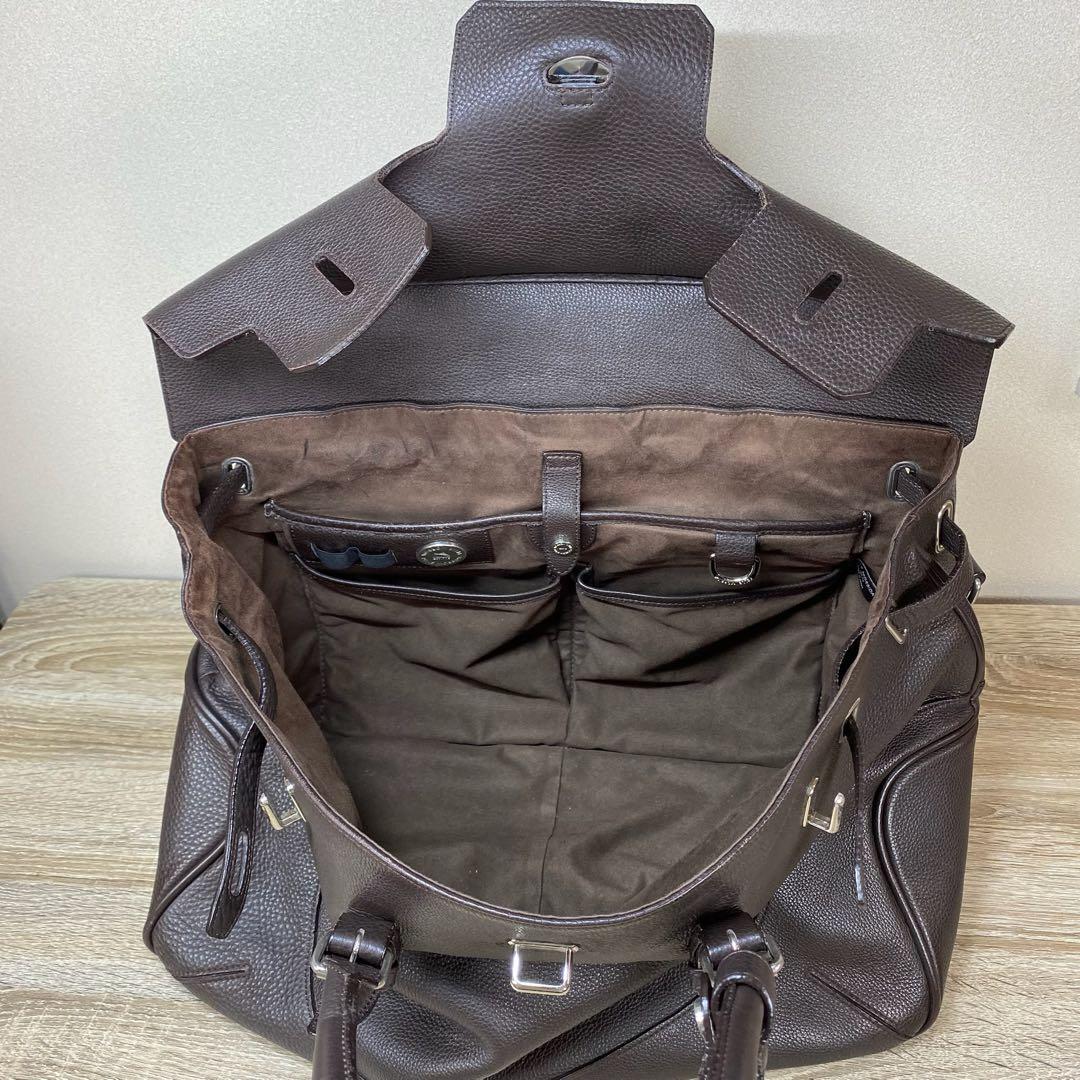 ペッレモルビダ メイデン ボヤージュ ブリーフケース ボストンバッグ　ブラウン