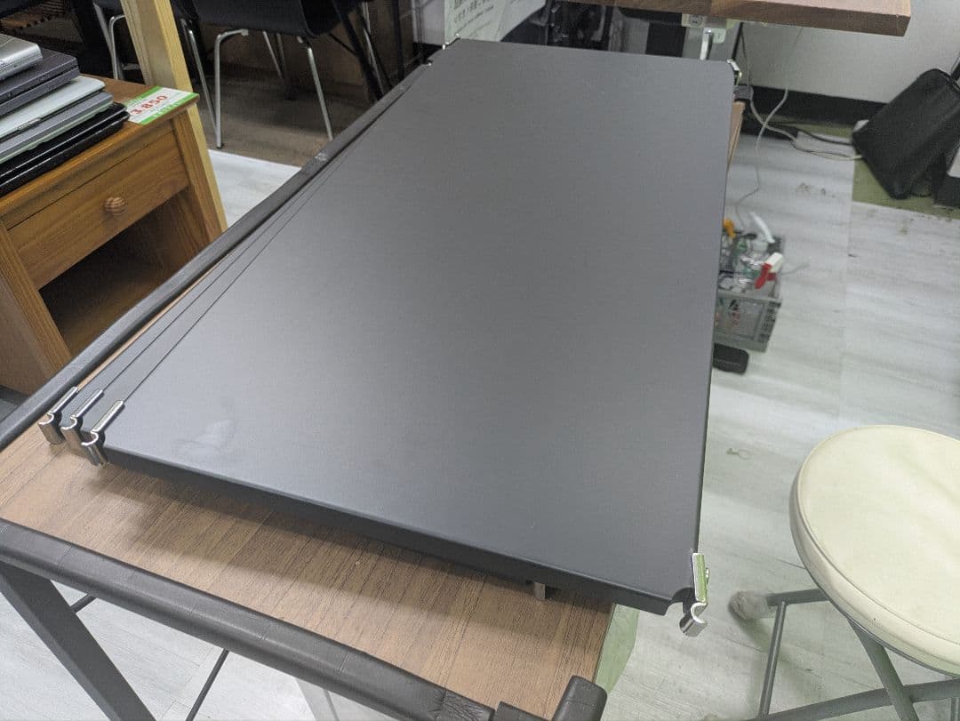 無印良品 ステンレスユニットシェルフ用・追加棚・ダークグレー【3枚での販売です】