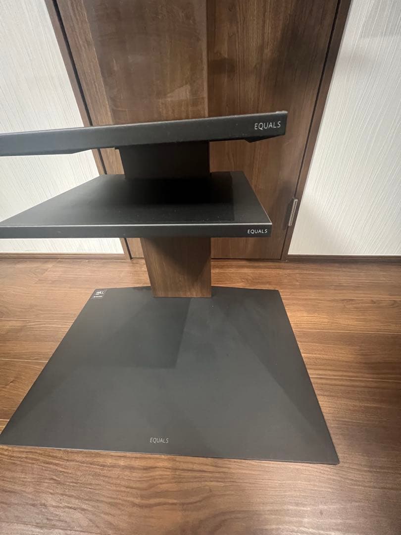 EQUALS V3 High type木目/ブラック　レギュラーサイズ棚2枚付き