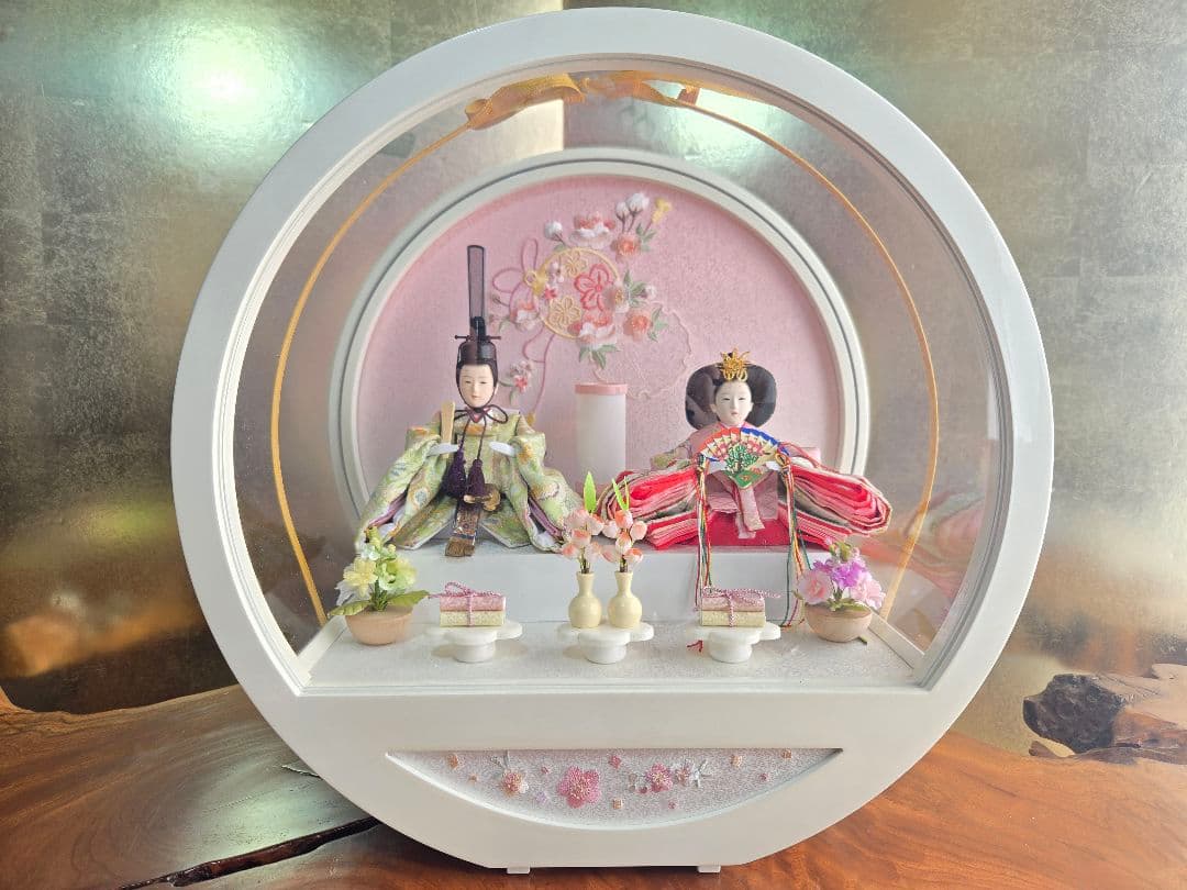 【一点限り】雛人形 ケース飾り　K64