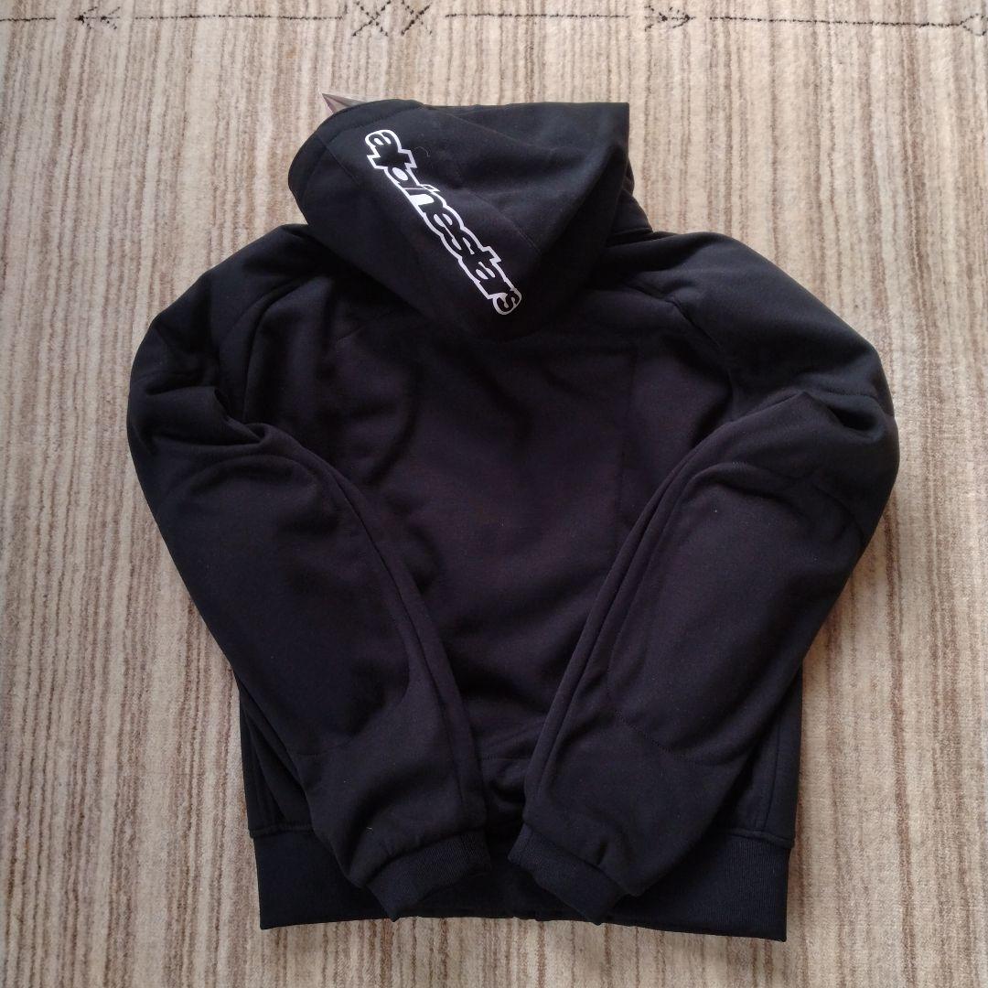 Alpinestars ブラックジャケット フード付き