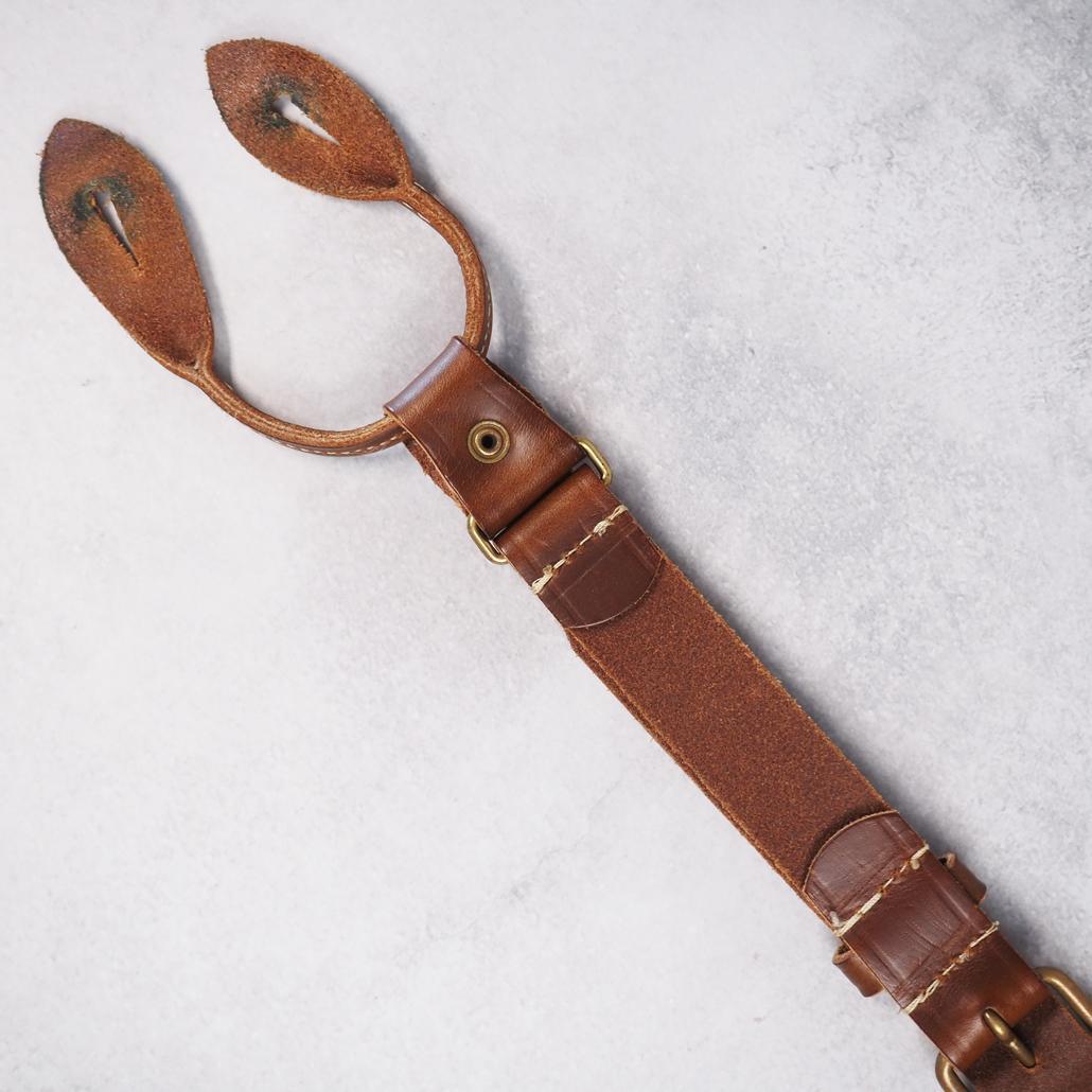 Nigel Cabourn ホーウィン クロムエクセルレザー サスペンダー