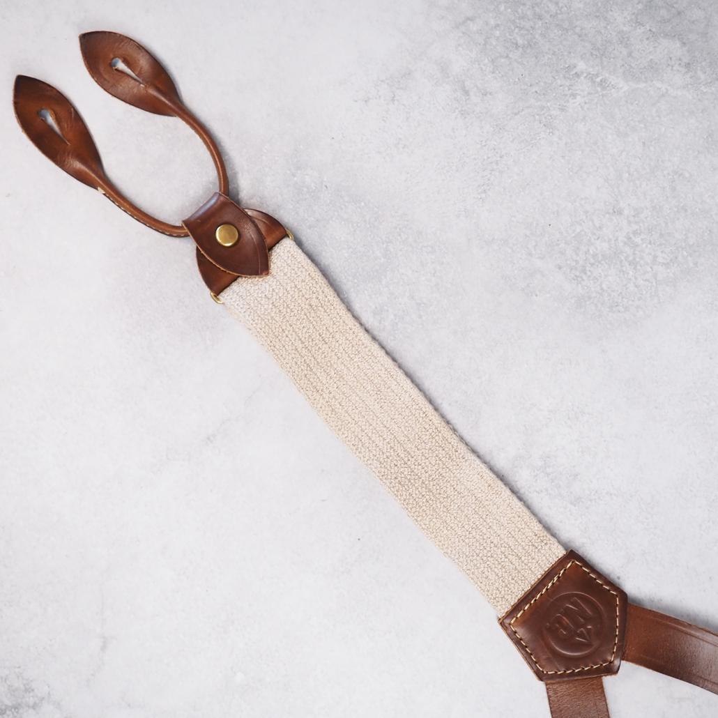 Nigel Cabourn ホーウィン クロムエクセルレザー サスペンダー