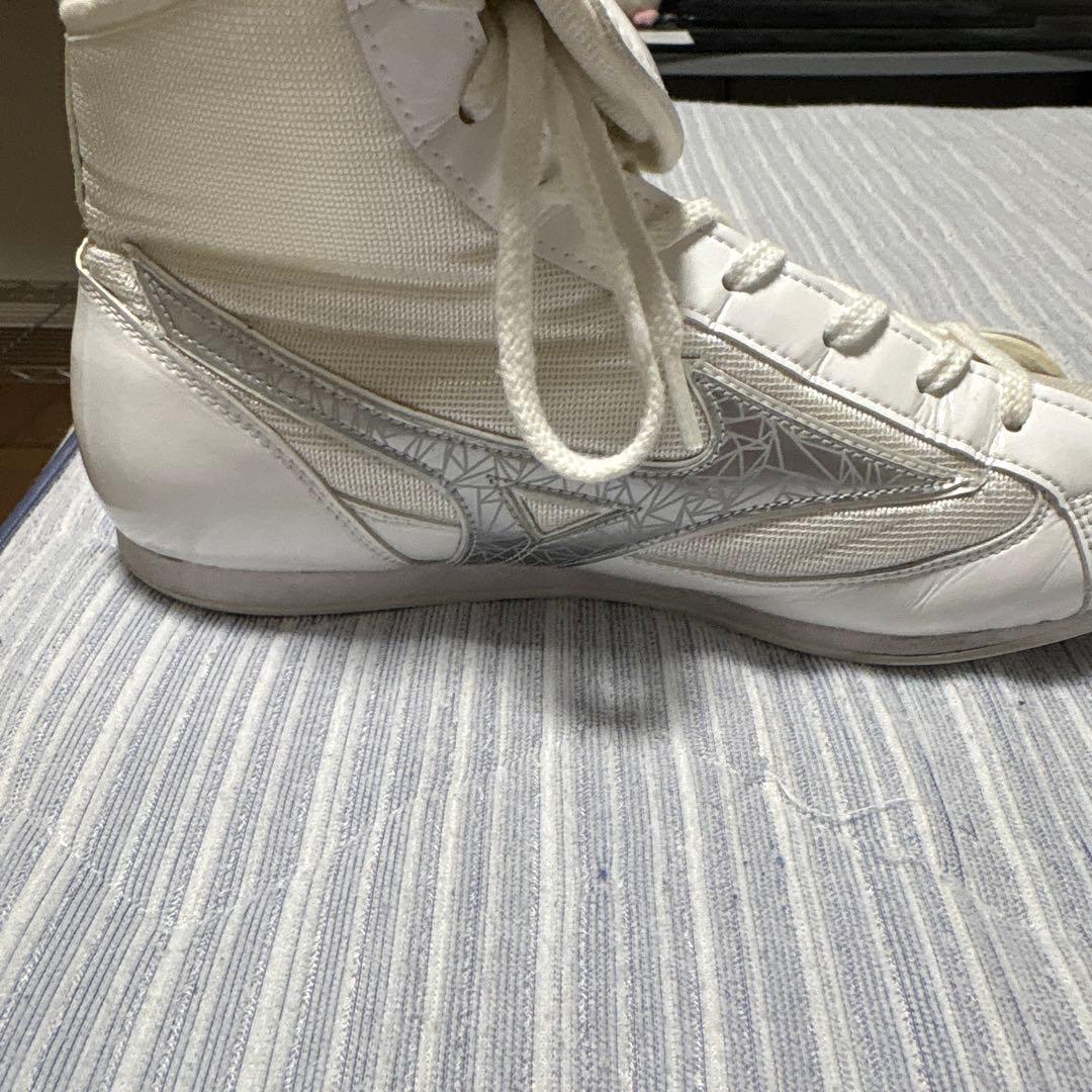 Mizuno ボクシングシューズ ホワイト ローカット
