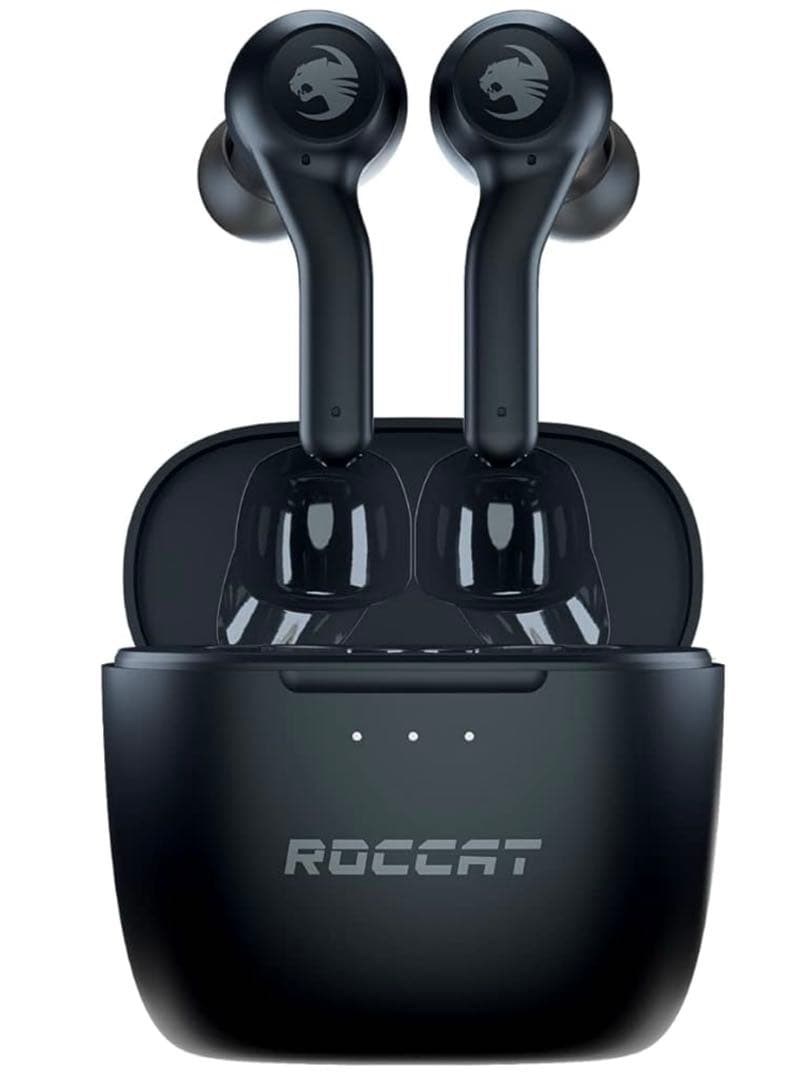 ロキャット ワイヤレスイヤホン Syn Buds Air ゲーミングイヤホン　黒