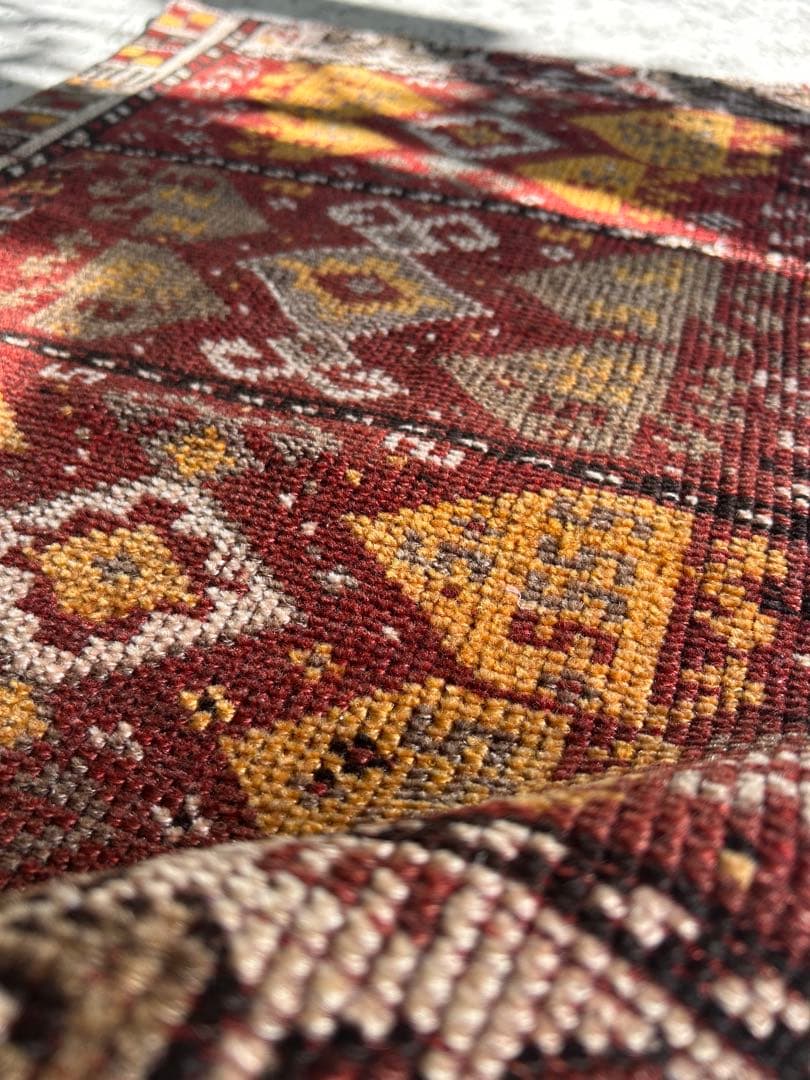 Earth color トルコ　ヴィンテージ　ラグ　トルコラグ　ウール