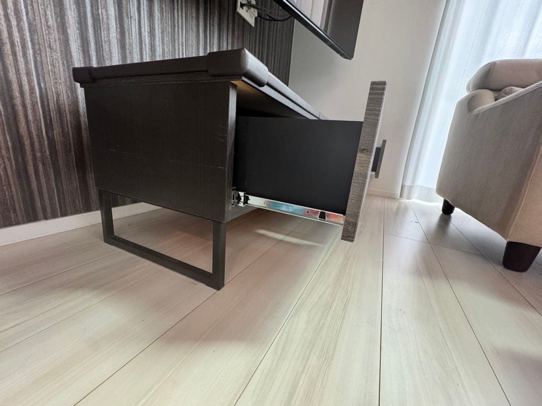 モダンテレビ台 ブラック グレー　ブラウン
