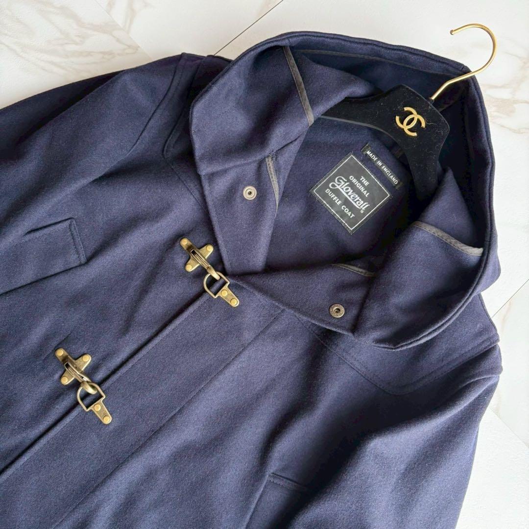 専用◆着丈114 グローバーオール ダッフルコート ロング 紺