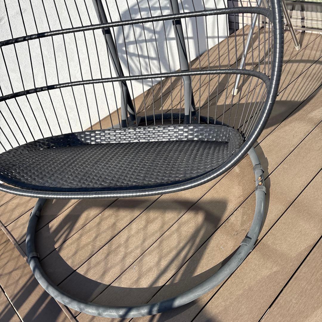 ブラックハンギングチェア