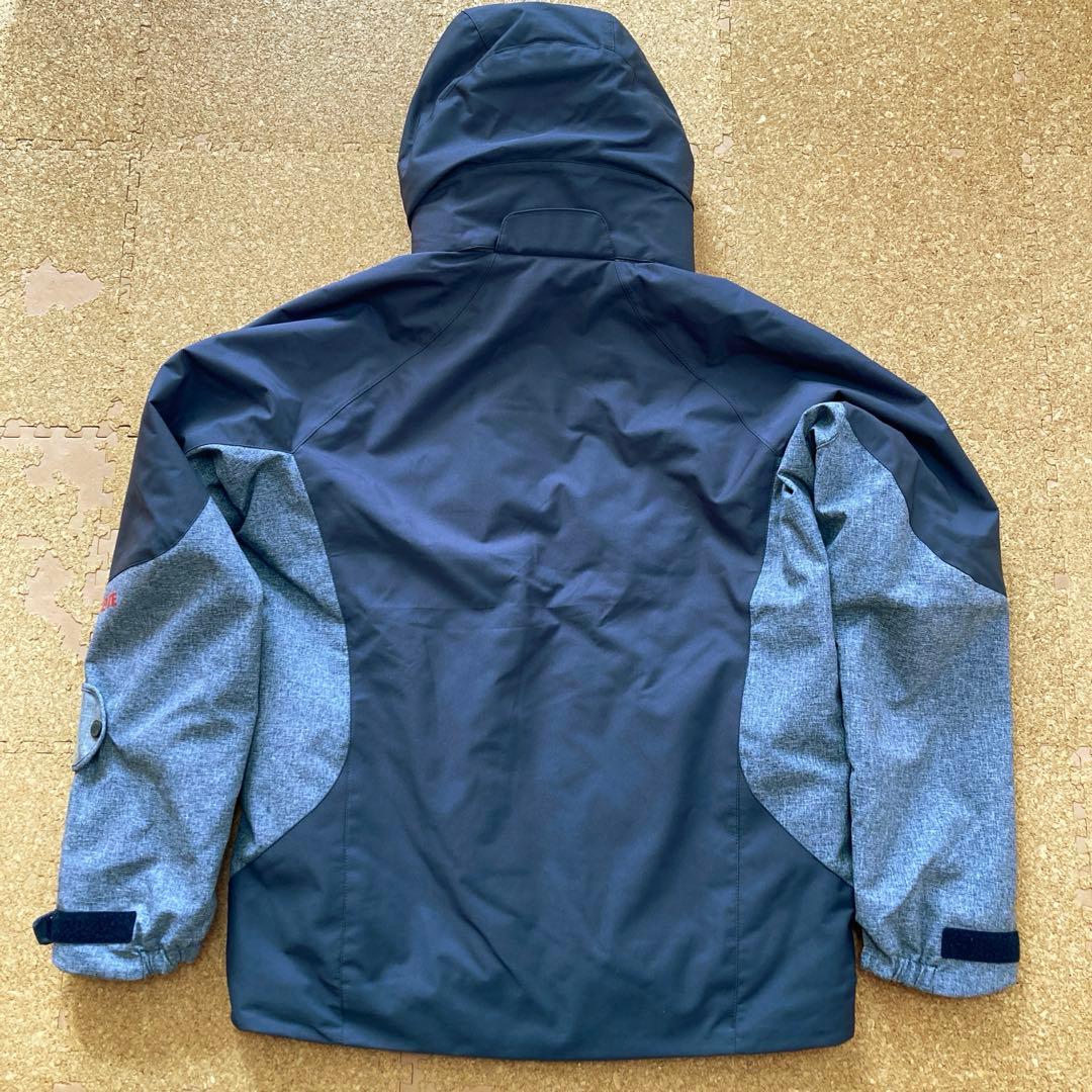 【極美品】デサントdescentスキーウェアスキースノボジャケットLメンズグレー