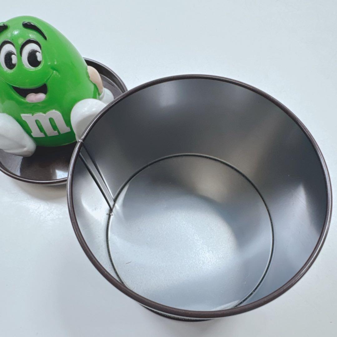激レア m&m's エムアンドエムズ ソフビ 缶 貯金箱 日本製 フィギュア
