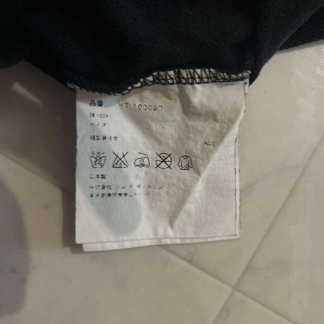 COMME des GARÇONS HOMMEブラックポロシャツ