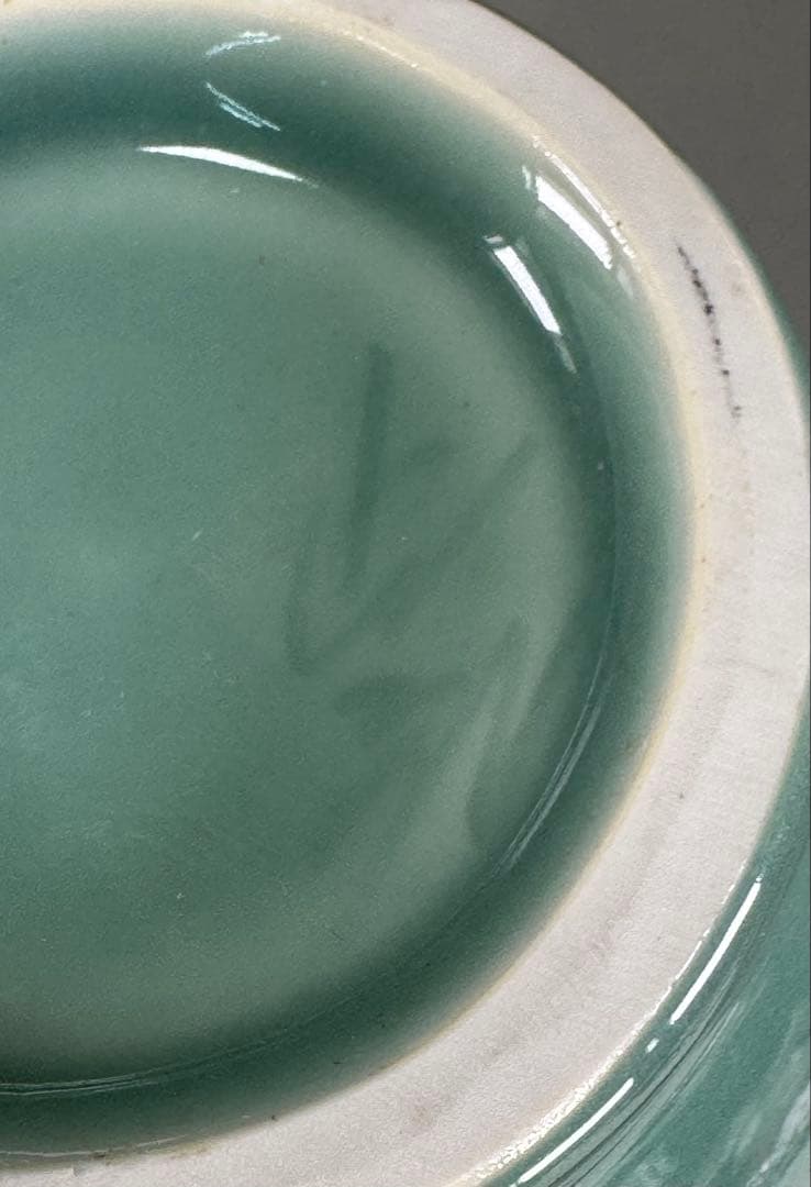 銘 翠雲 四十五世 池坊専永 青磁 花器 花瓶 花入れ 生花 生花 華道具 共箱