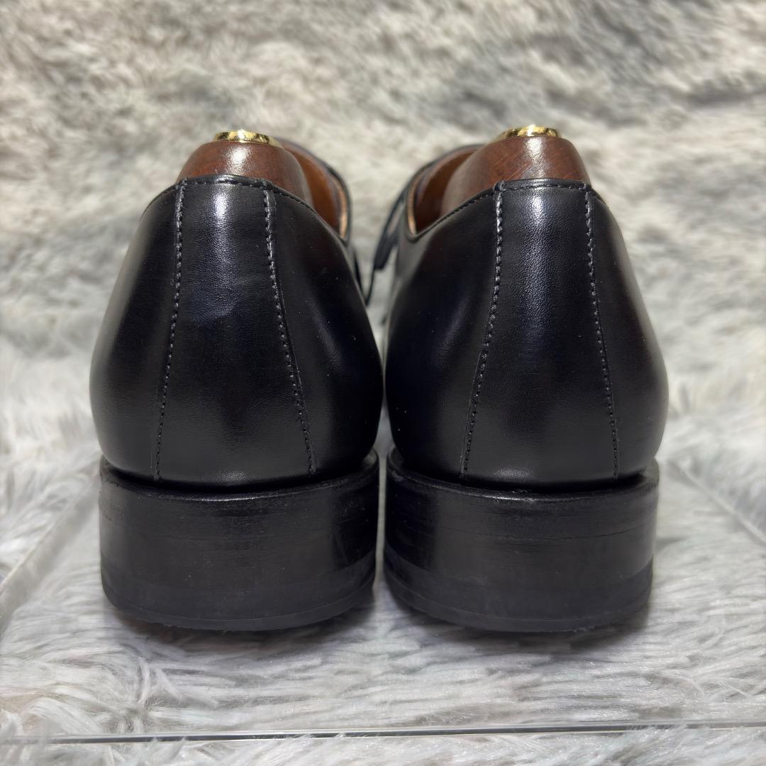 未使用級✨Berwick UK6(25.0cm)　3011 プレーントゥ 黒