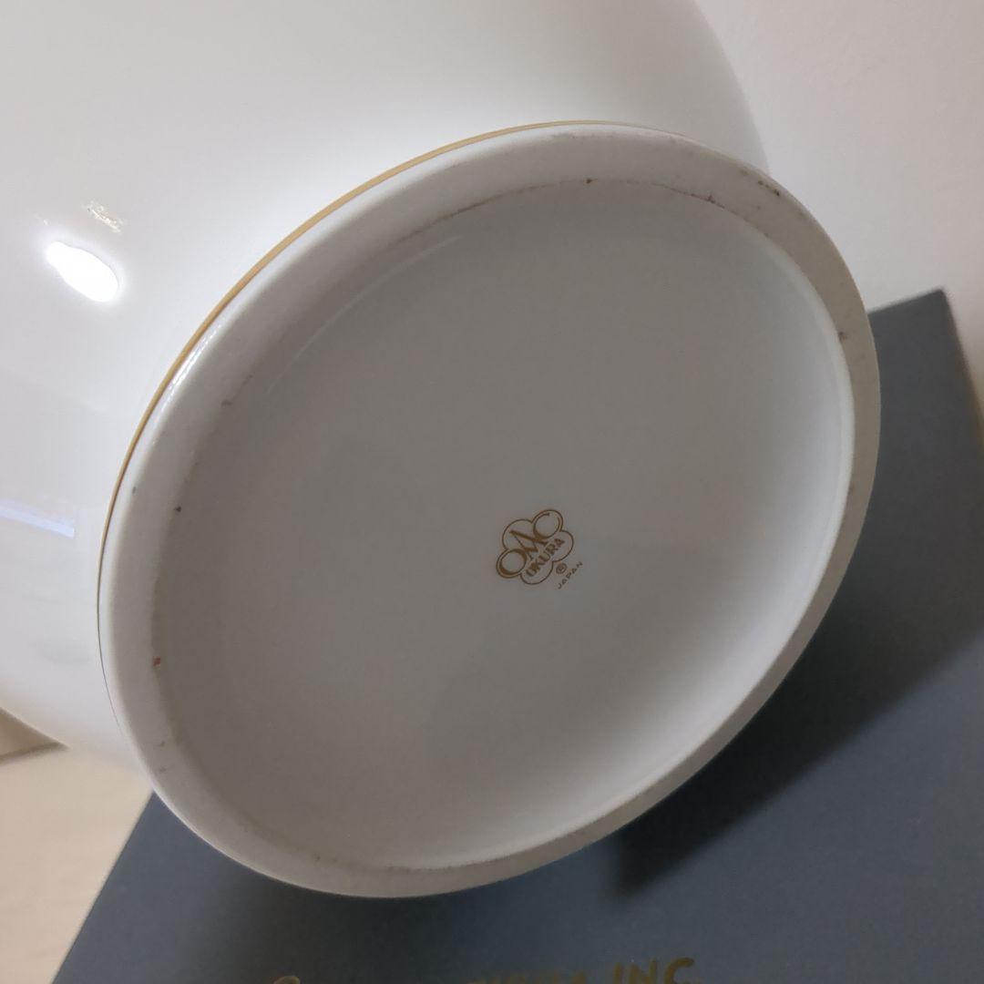 希少　OKURA CHINA 大倉陶園　花瓶　床の間　置物　お花　赤