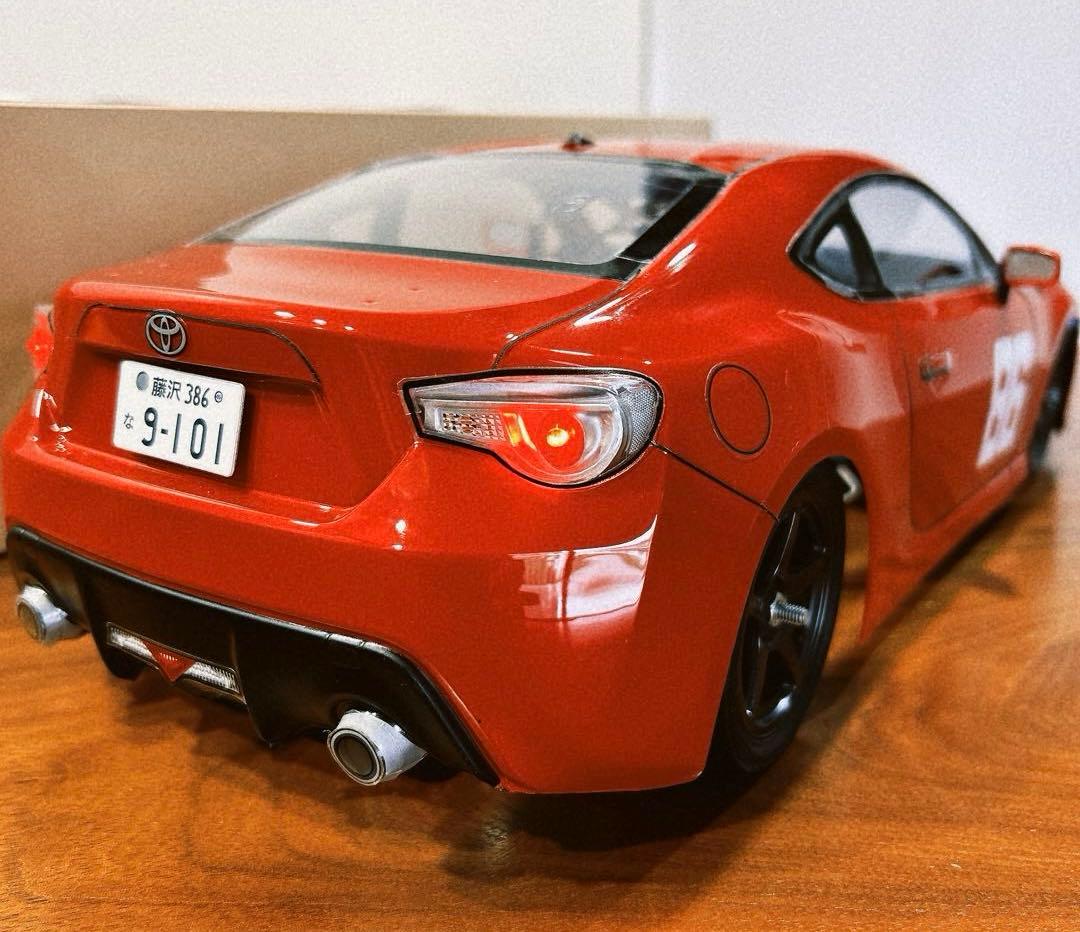 電飾付き タミヤ/SP.1494/トヨタ86 スペアボディ+タイヤセット