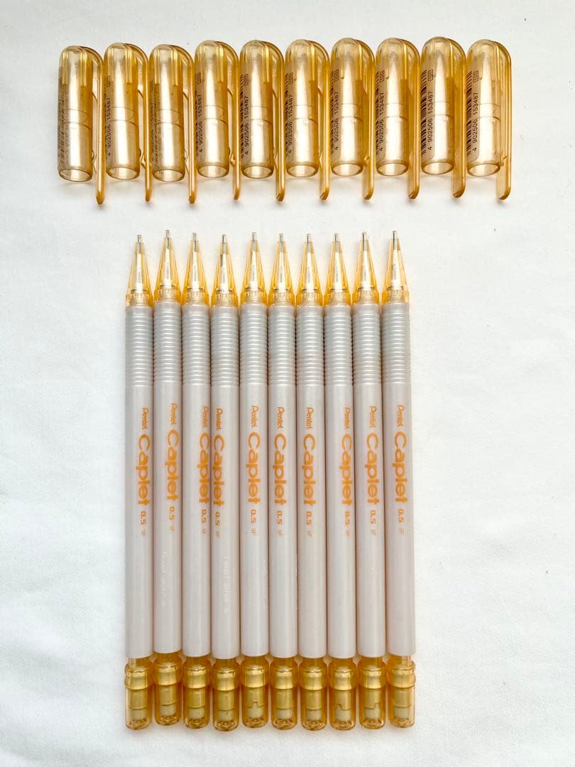 ぺんてる Caplet キャップレット シャープペン 32本パール廃盤品