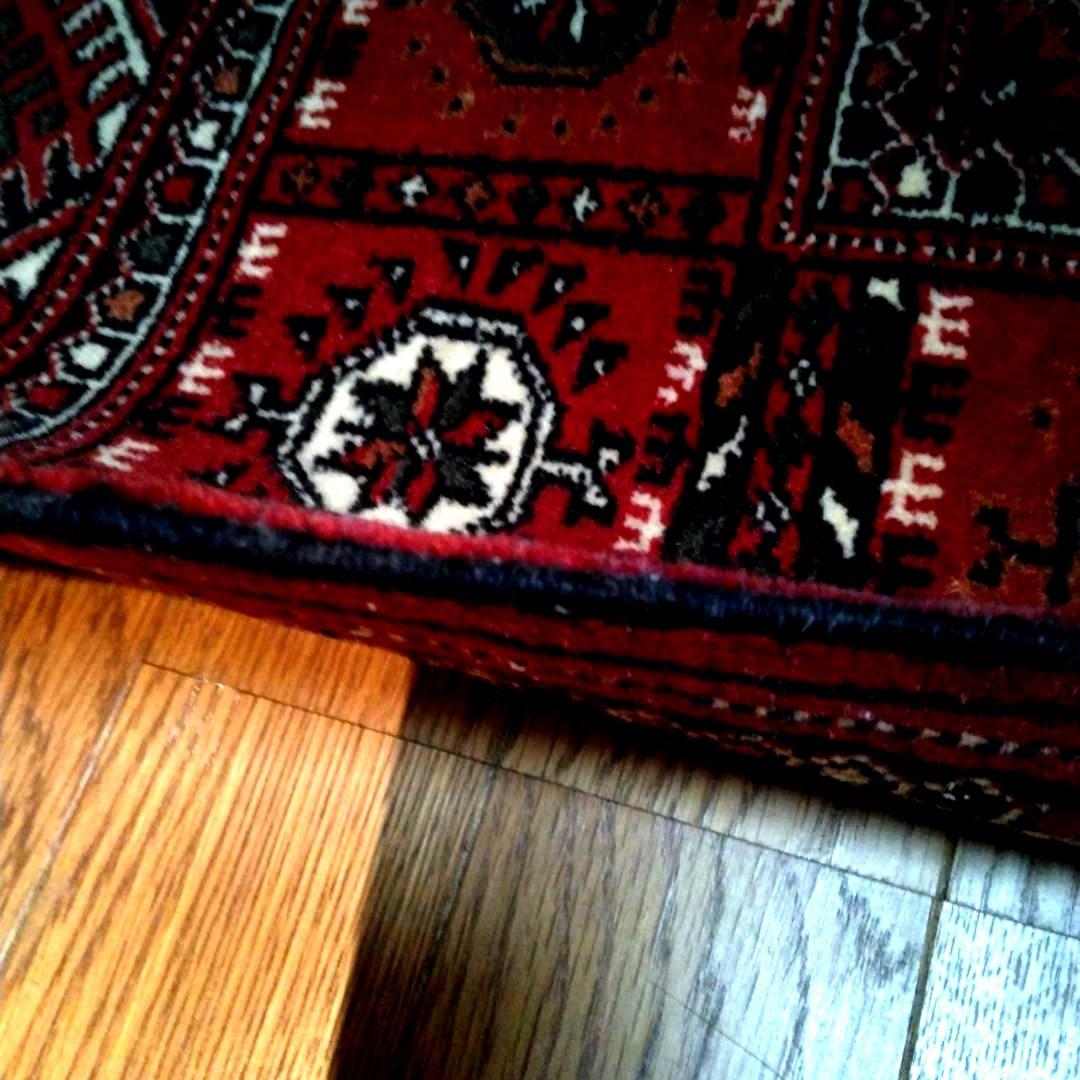 手織り　トルクメン絨毯　ヴィンテージラグ　トライバルラグ