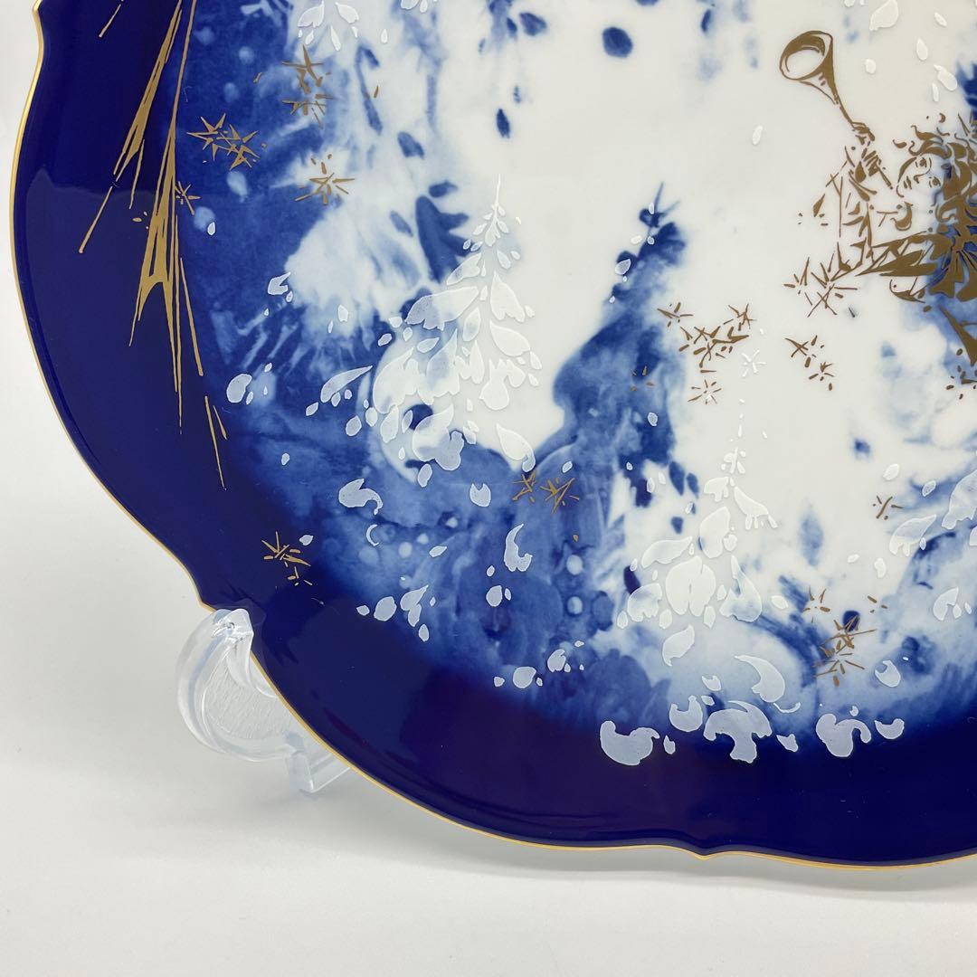 MEISSEN マイセン イヤープレート 1992年 冬の森 飾り皿　9_123