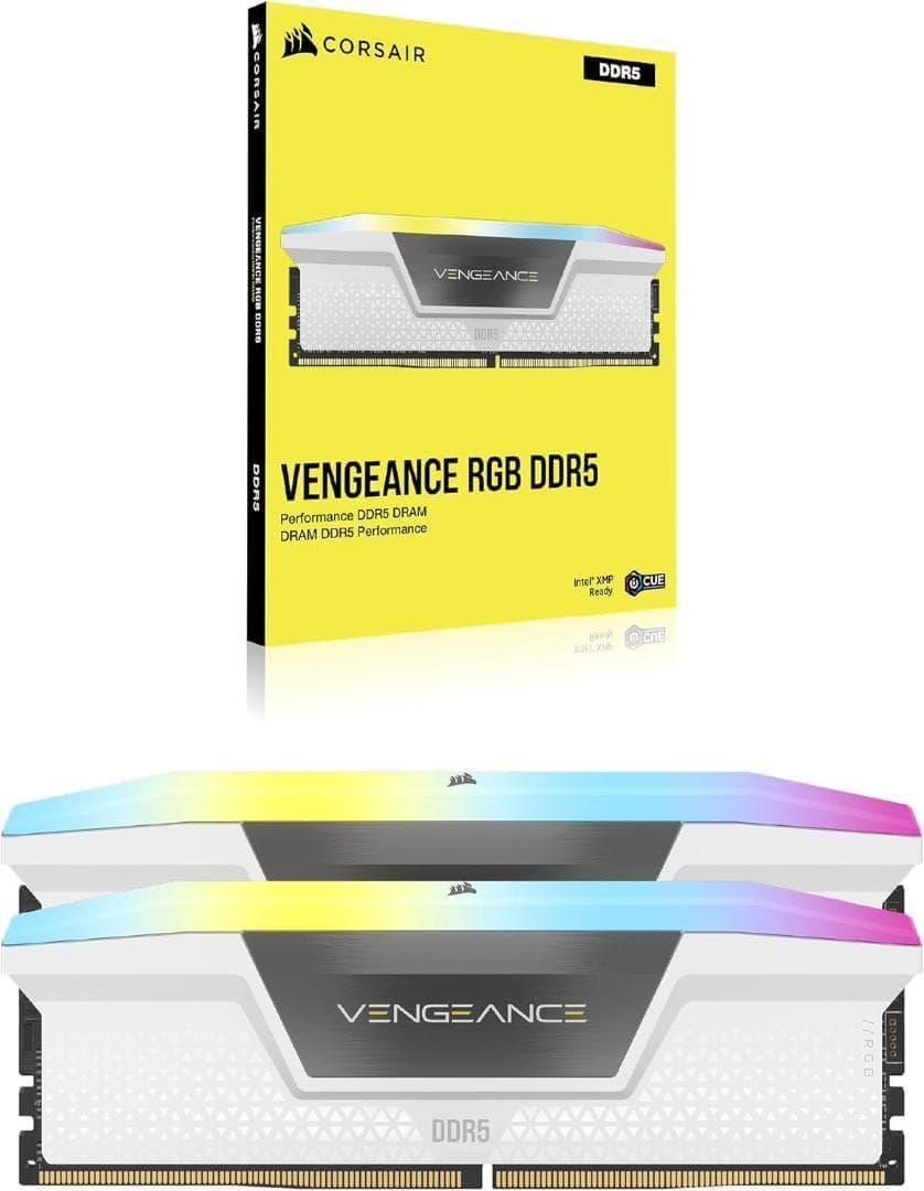 メモリー CORSAIR DDR5 VENGEANCE RGB 32GB 16GBx2