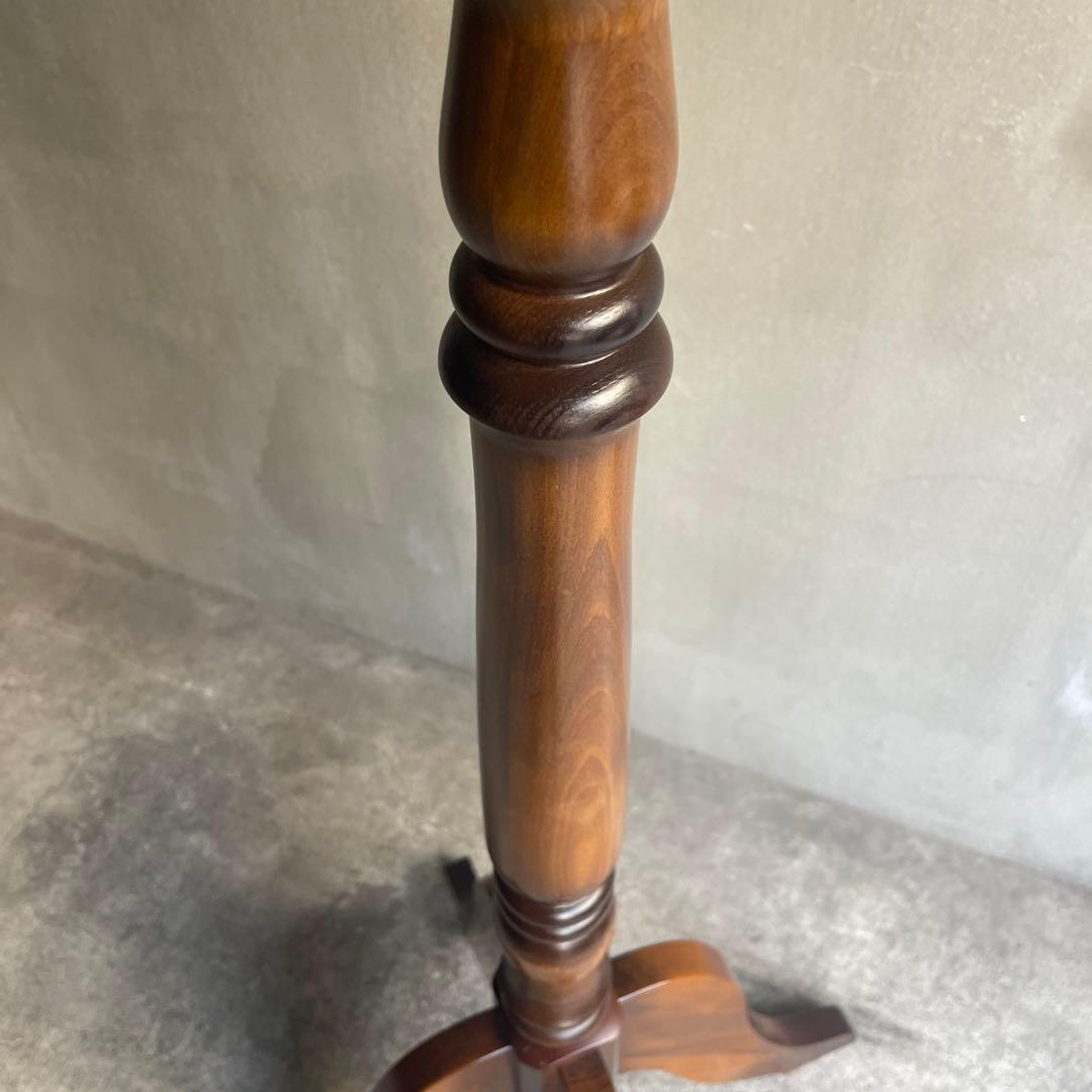 美品　カリモク コロニアル ハンガーラック ポールスタンド